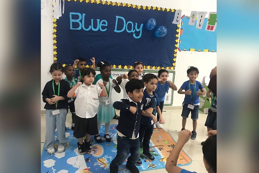 It Was A Fun-Filled Day For The KG Students As They Celebrated Blue Day!